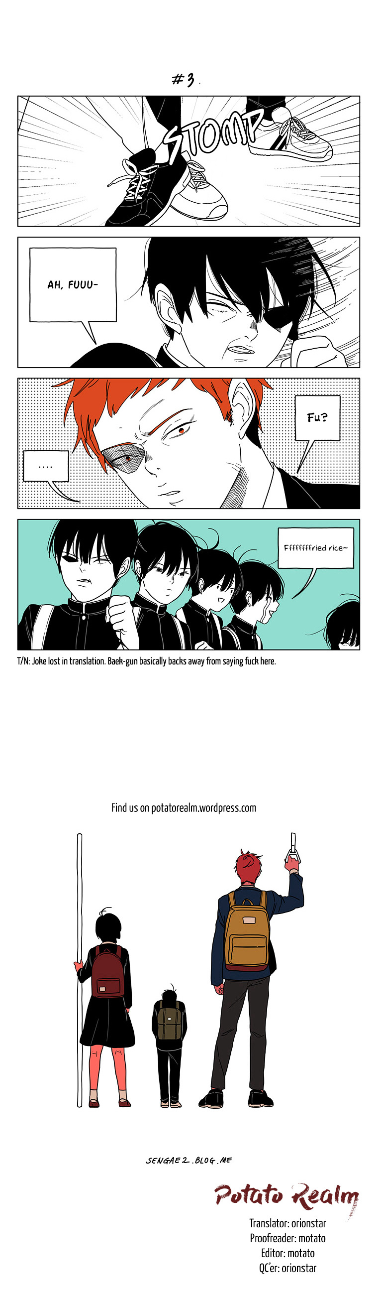 At Each Other's Throats Chapter 20 page 3 - Chapter 20 : Hell Bus (1)