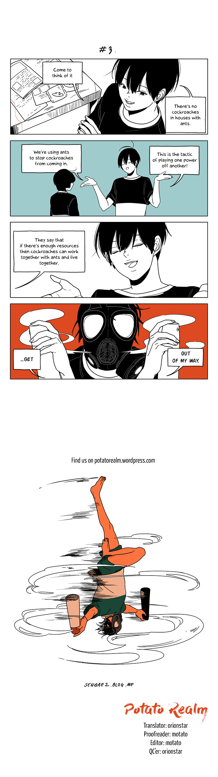 At Each Other's Throats Chapter 22 page 3 - Chapter 22 : Aaant, Fire Aaant