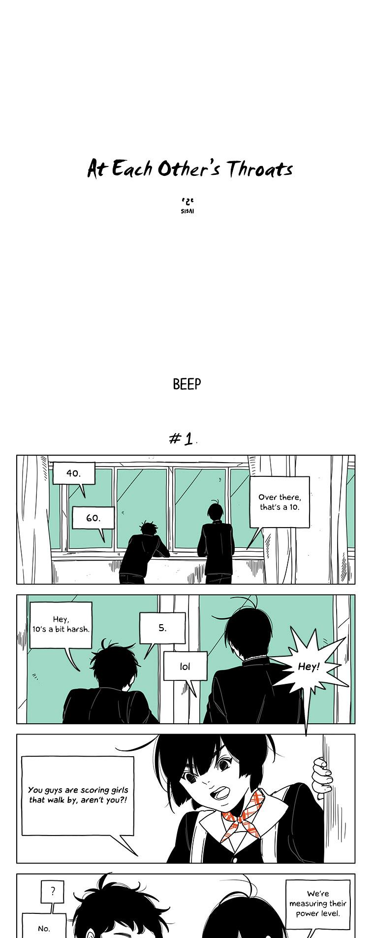 At Each Other's Throats Chapter 23 page 1 - Chapter 23 : Beep
