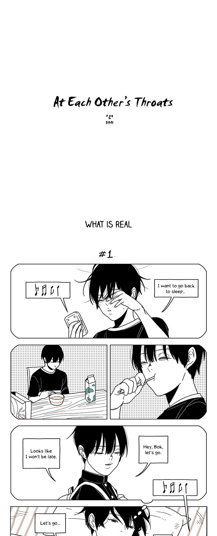At Each Other's Throats Chapter 28 page 1 - Chapter 28 : What is Real