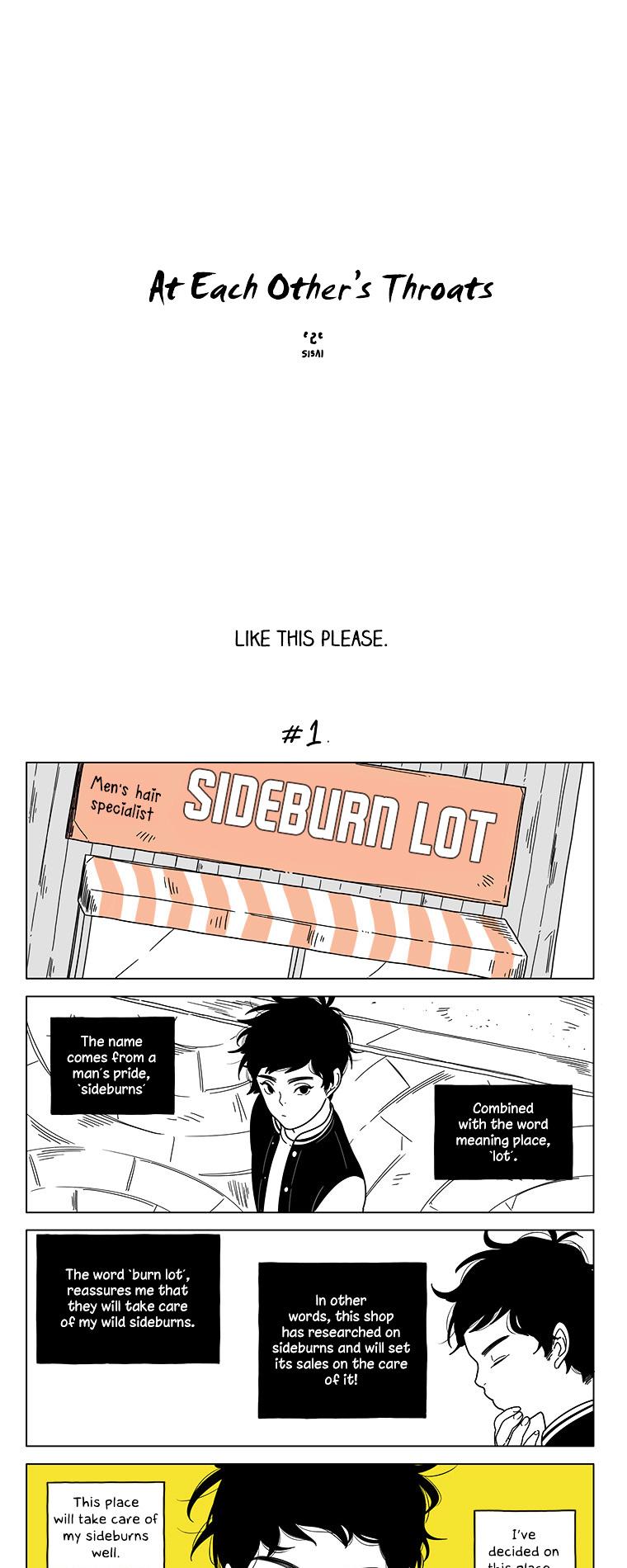 At Each Other's Throats Chapter 29 page 1 - Chapter 29 : Like This Please.