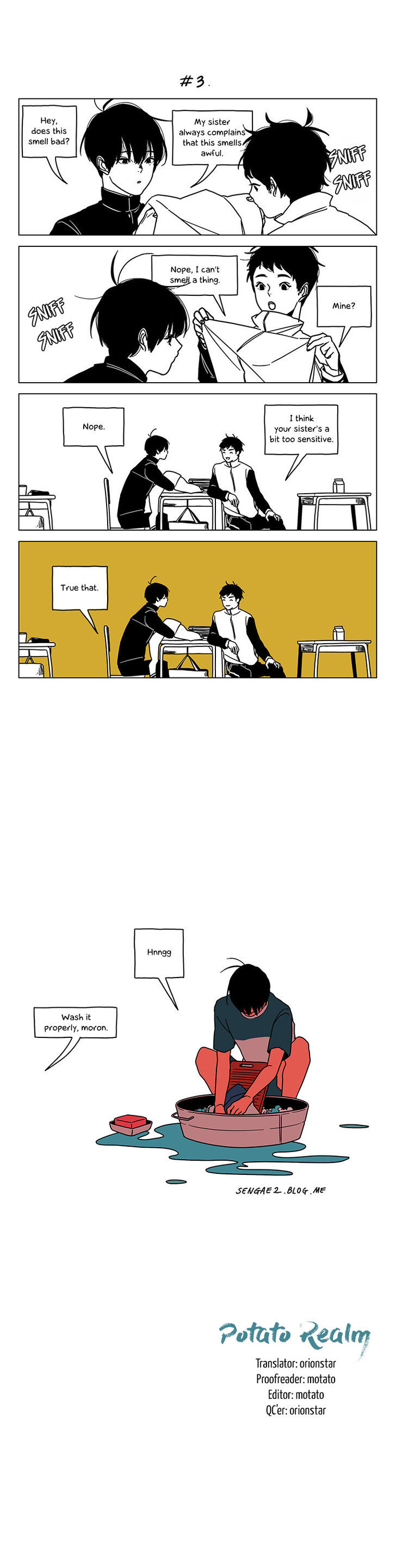 At Each Other's Throats Chapter 3 page 3 - Chapter 3 : The Fear of Being Familiar