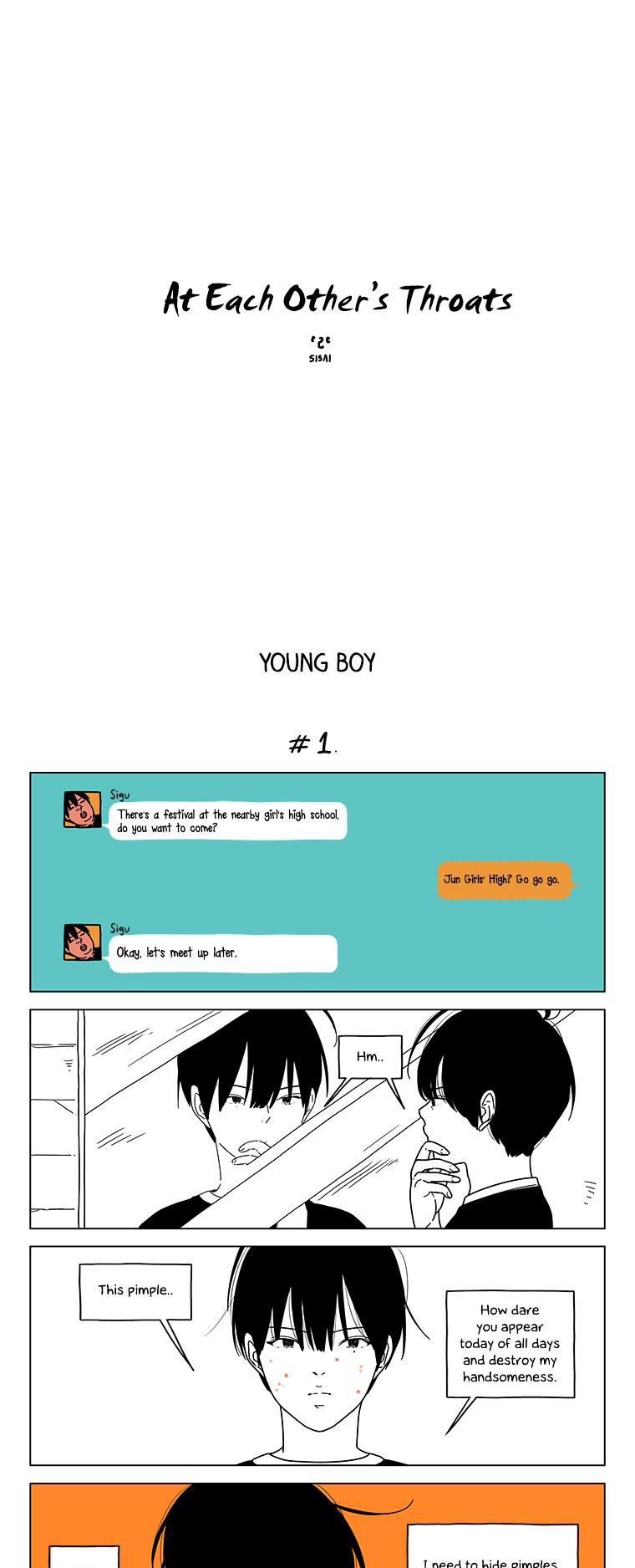 At Each Other's Throats Chapter 34 page 1 - Chapter 34 : Young Boy
