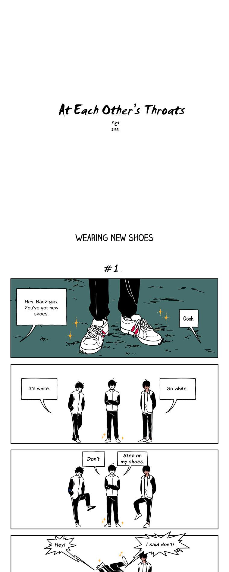 At Each Other's Throats Chapter 46 page 1 - Chapter 46 : Wearing New Shoes