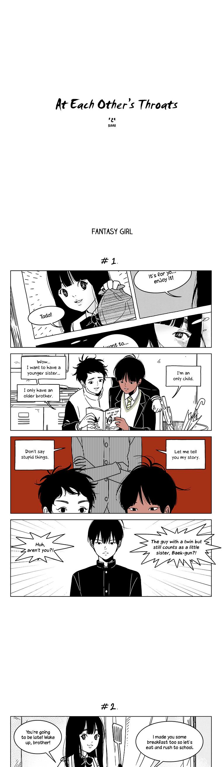 At Each Other's Throats Chapter 48 page 1 - Chapter 48 : Fantasy Girl