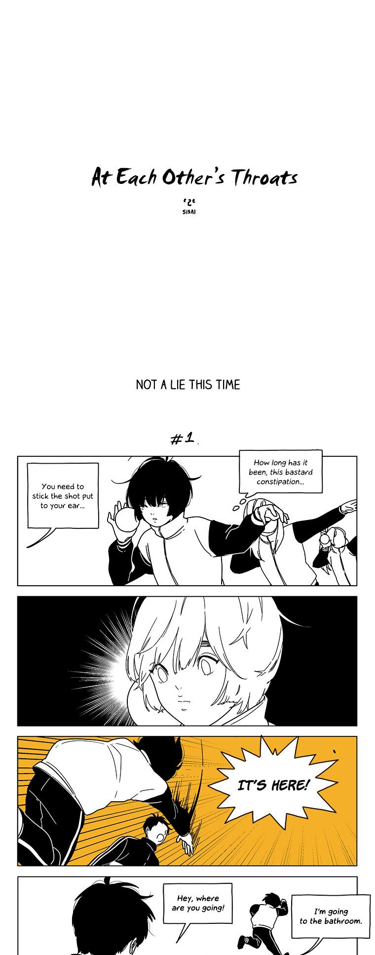At Each Other's Throats Chapter 49 page 1 - Chapter 49 : Not a Lie This Time