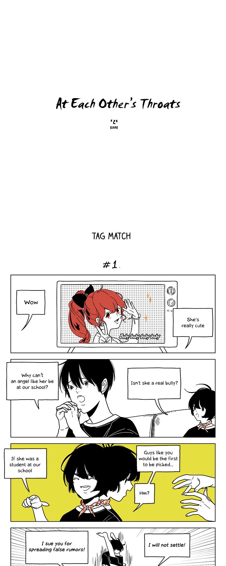 At Each Other's Throats Chapter 56 page 1 - Chapter 56 : Tag Match