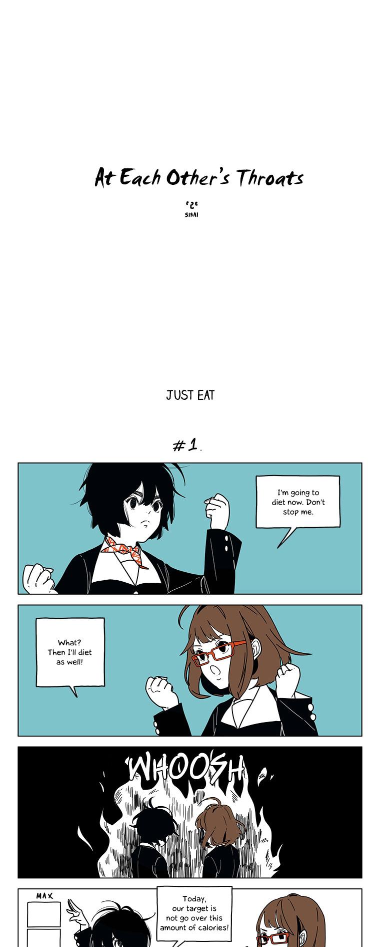 At Each Other's Throats Chapter 58 page 1 - Chapter 58 : Just Eat