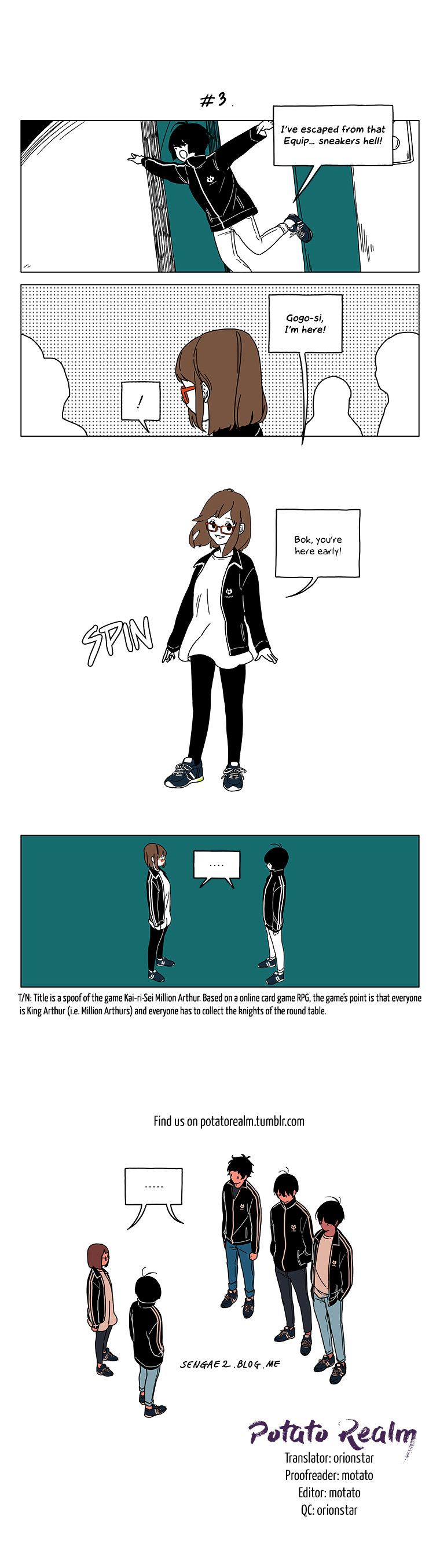 At Each Other's Throats Chapter 60 page 3 - Chapter 60 : Kai-ri-Sei Million Twins