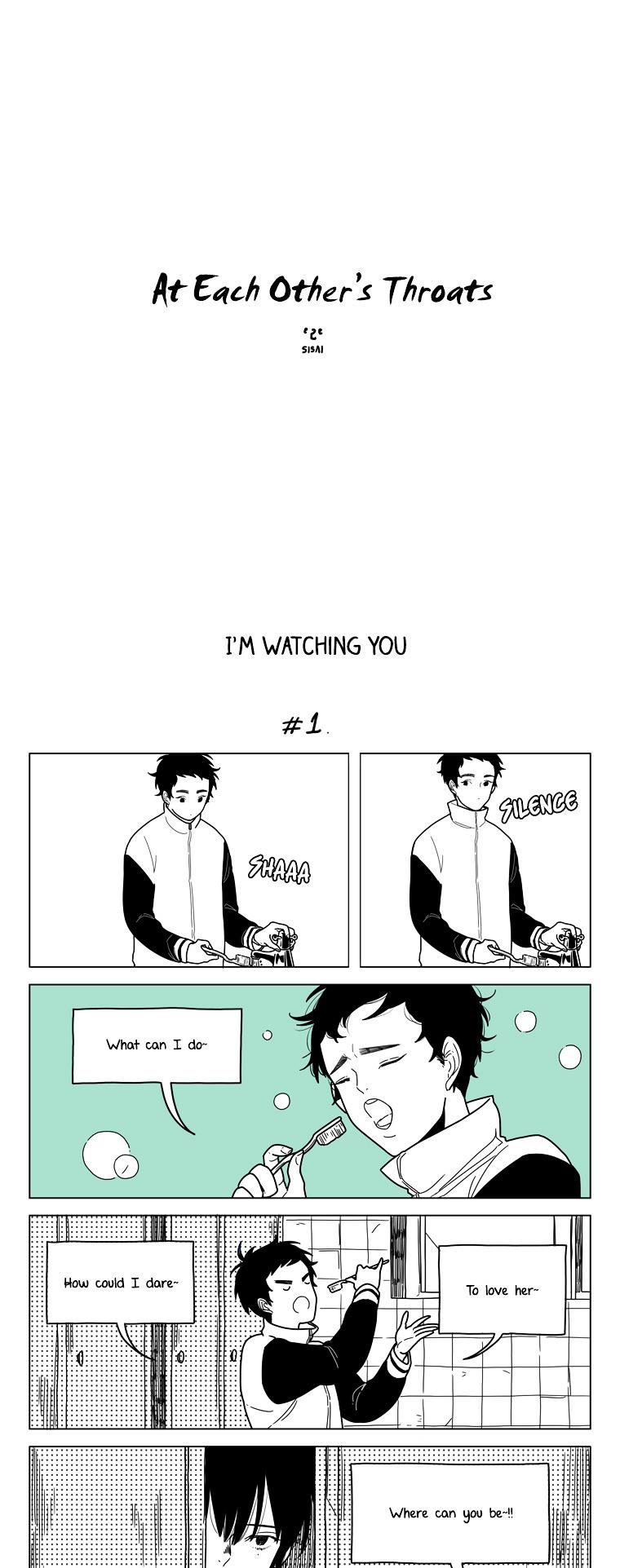 At Each Other's Throats Chapter 61 page 1 - Chapter 61 : I'm Watching You