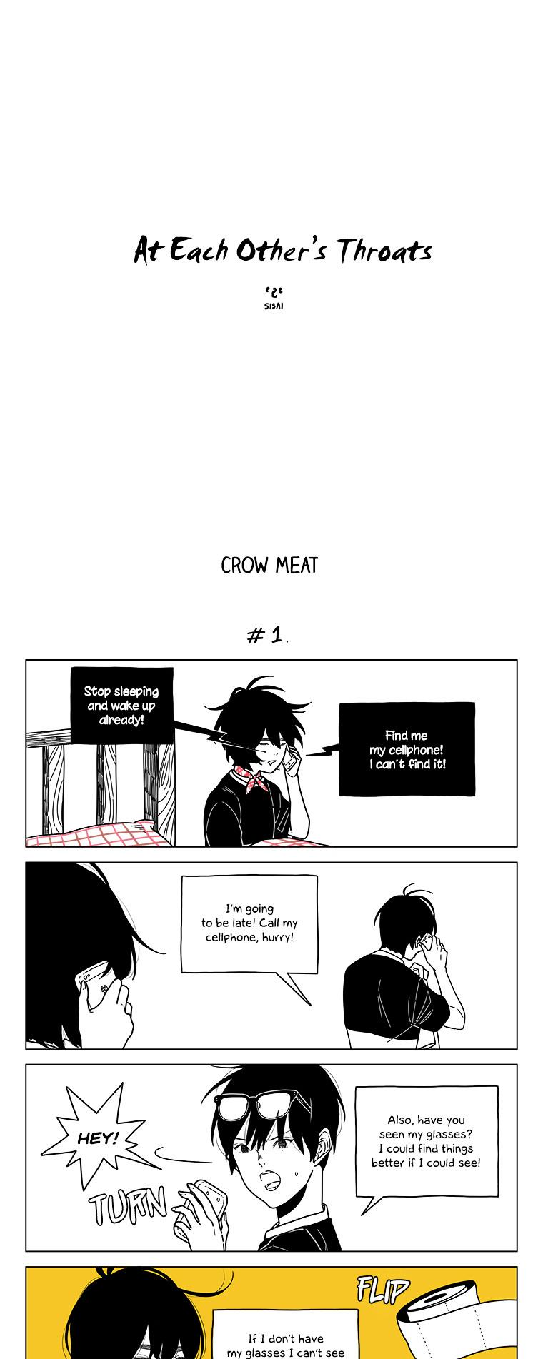 At Each Other's Throats Chapter 65 page 1 - Chapter 65 : Crow Meat
