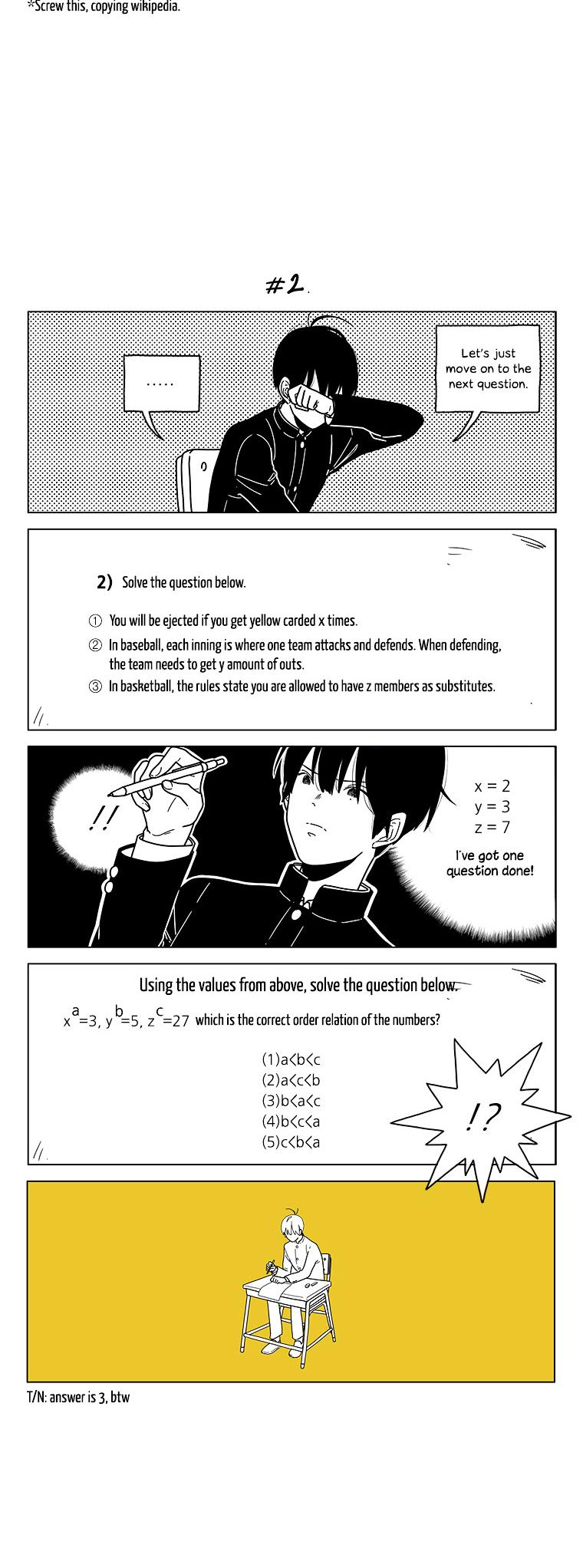 At Each Other's Throats Chapter 83 page 2 - Chapter 83 : Sudden Exam