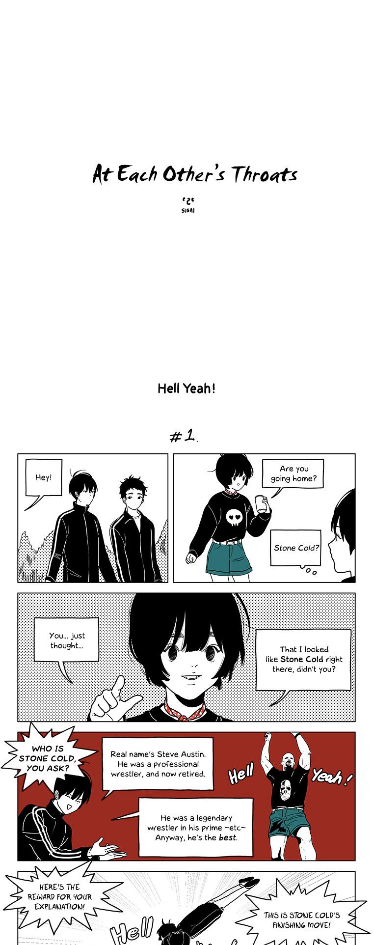 At Each Other's Throats Chapter 87 page 1 - Chapter 87 : Hell Yeah!