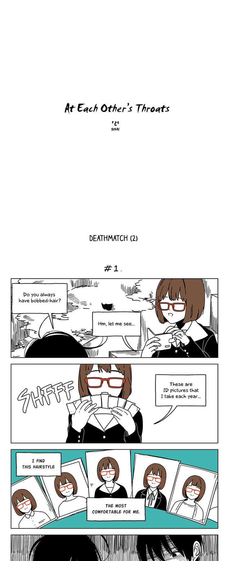 At Each Other's Throats Chapter 9 page 1 - Chapter 9 : Deathmatch (2)