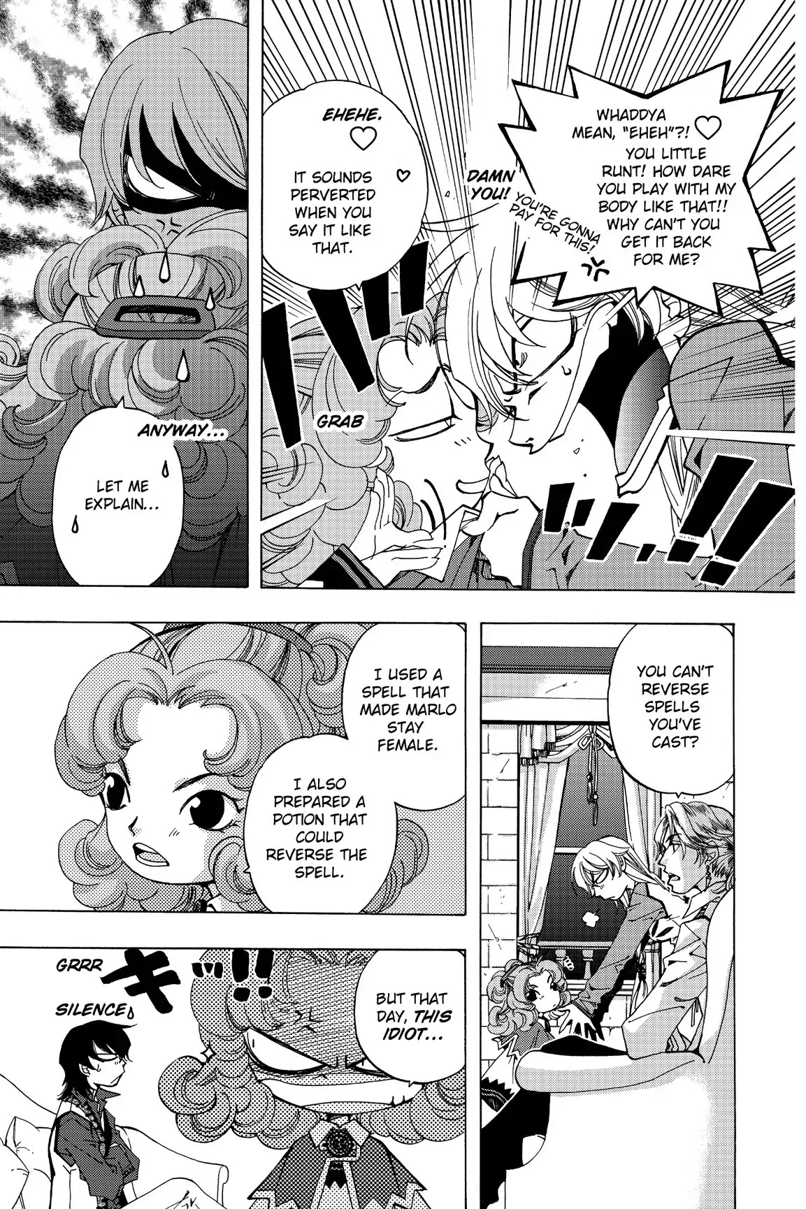 At Full Moon Chapter 4.1 page 17 - Chapter 4: Girl's Fight! (Part 1)