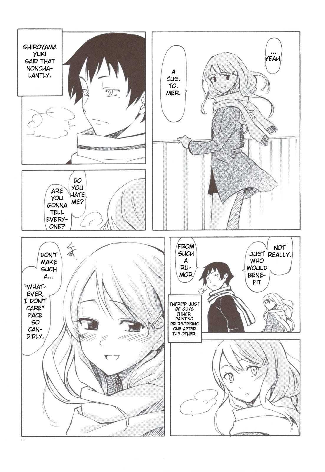 At Least, Like That Snow... Chapter 0 page 13 - Chapter 0: vol.0: Oneshot