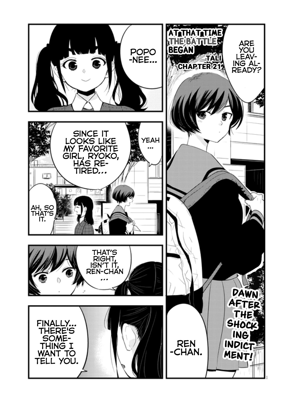 At That Time, The Battle Began Chapter 21 page 1 - Chapter 21