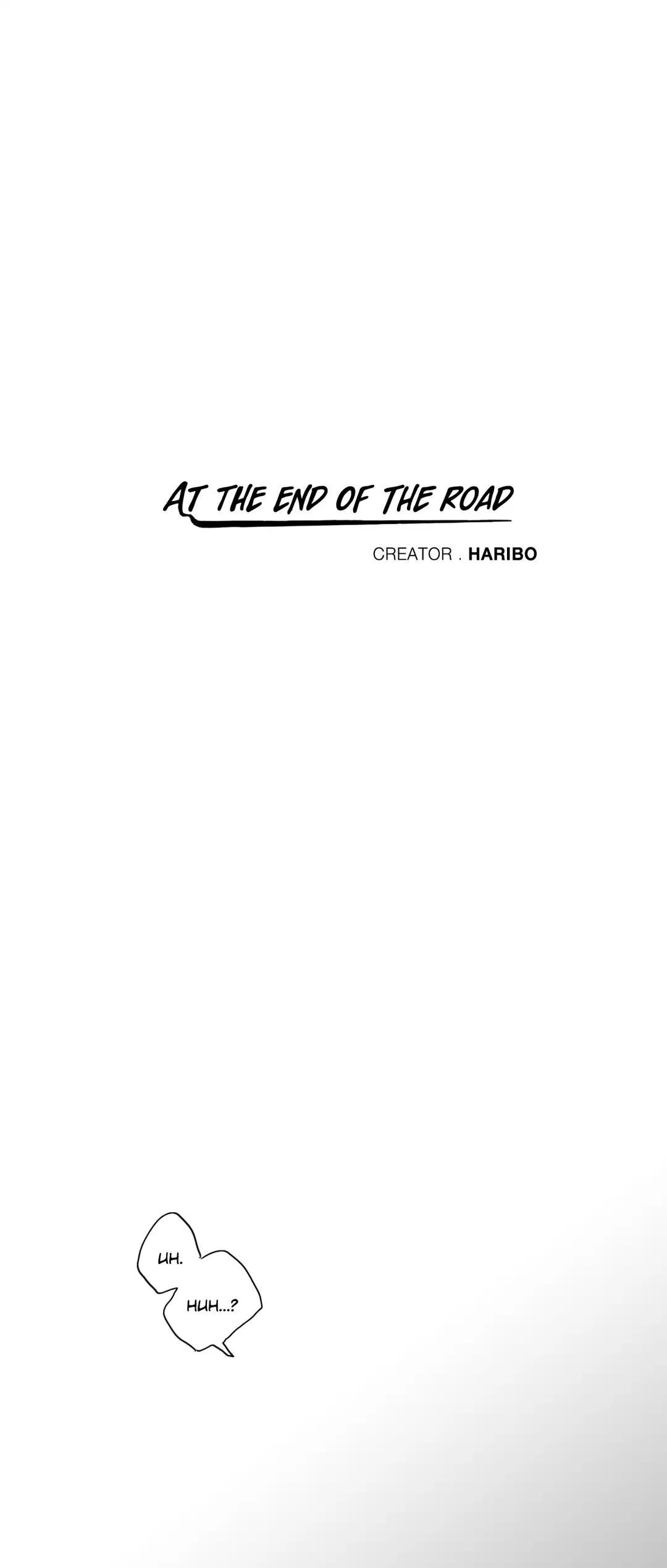 At the End of the Road Chapter 59 page 1 - Chapter 59: Side Story 2
