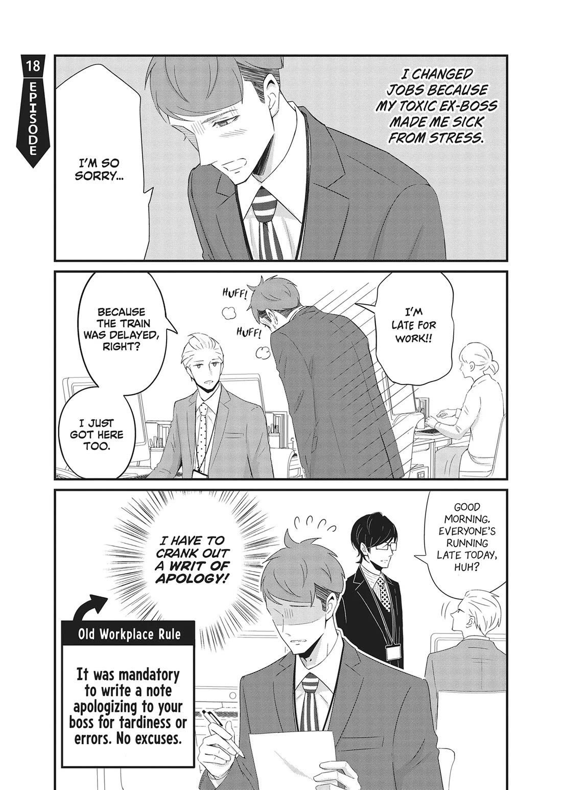 Atarashii Joushi wa Dotennen Chapter 18 page 1 - Chapter 18