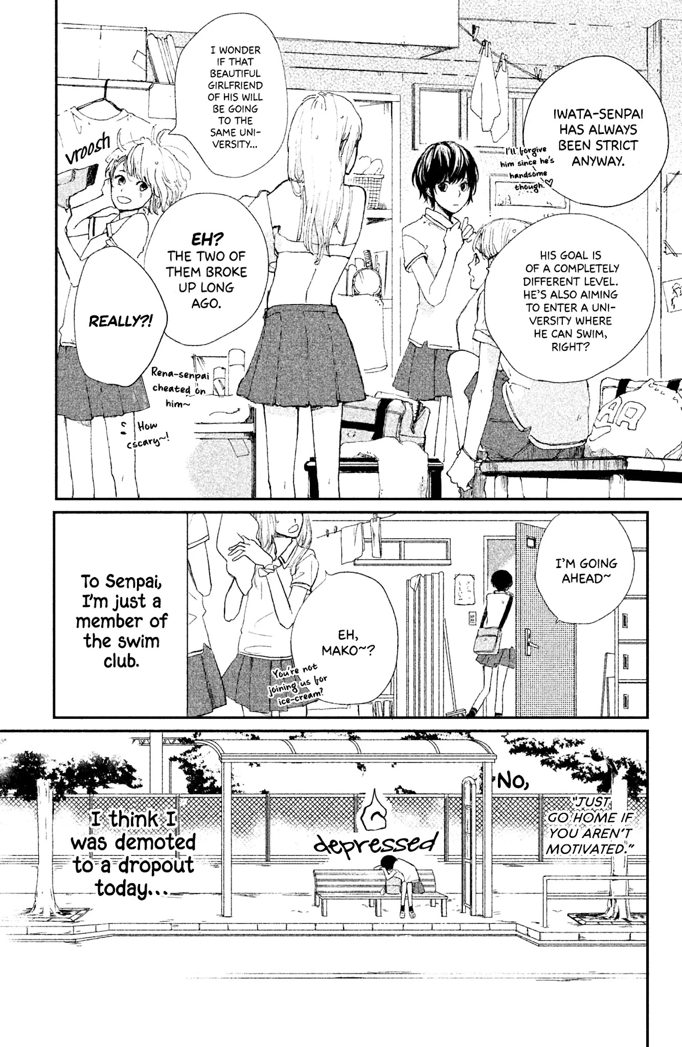 Atashi Kisushita Chapter 2 page 9 - Chapter 2: Kiss 2 - First Love Mermaid