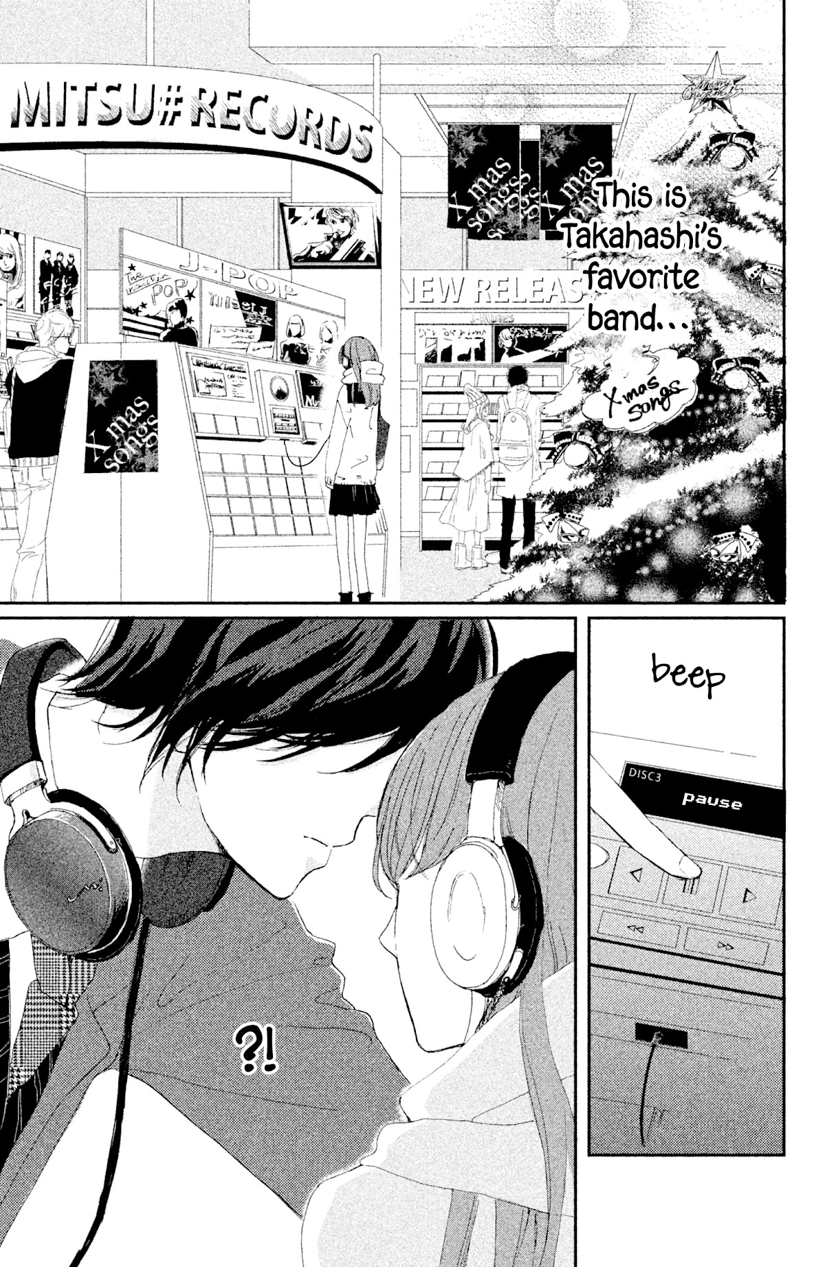 Atashi Kisushita Chapter 4 page 6 - Chapter 4: Kiss 4 - Stardust and Headphones
