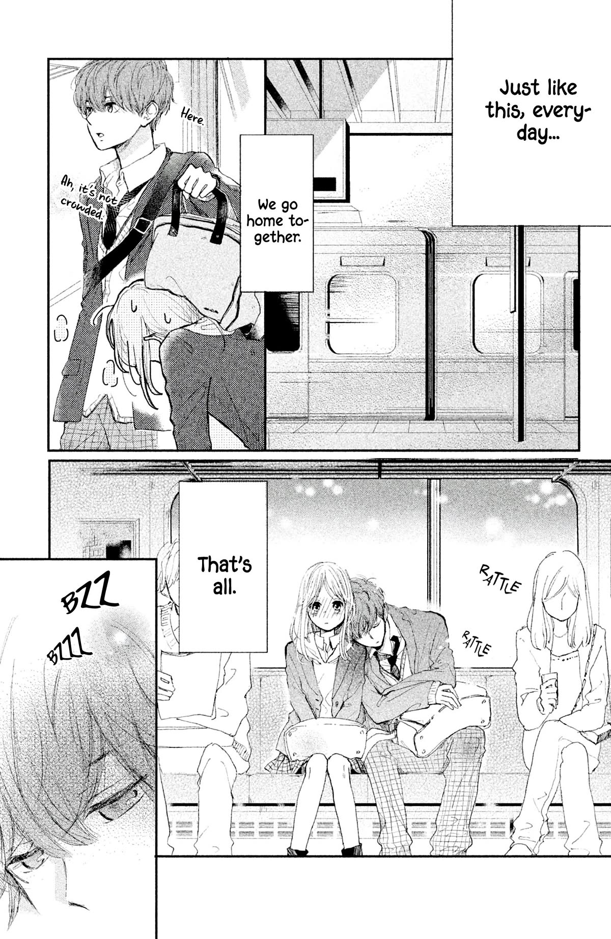 Atashi Kisushita Chapter 5 page 24 - Chapter 5: Kiss 1 - Sea-colored train