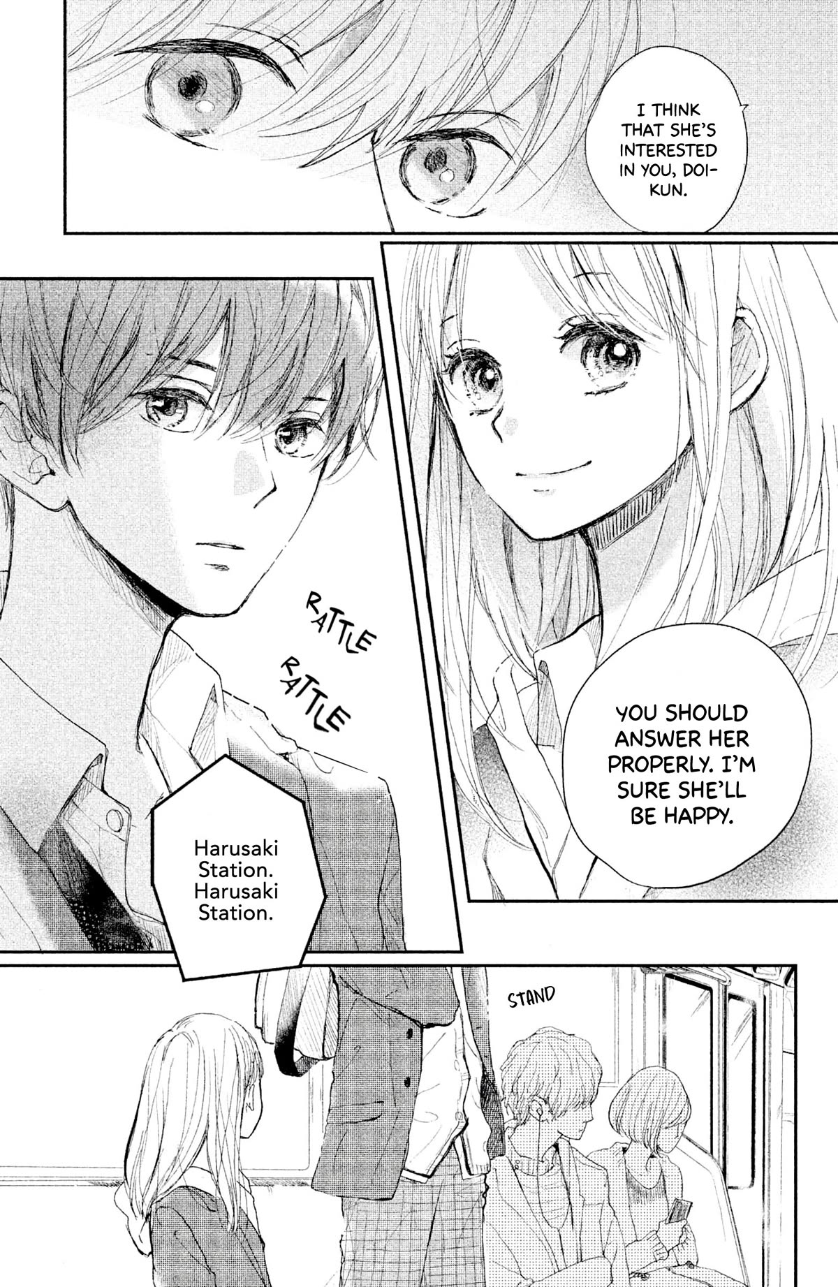 Atashi Kisushita Chapter 5 page 26 - Chapter 5: Kiss 1 - Sea-colored train