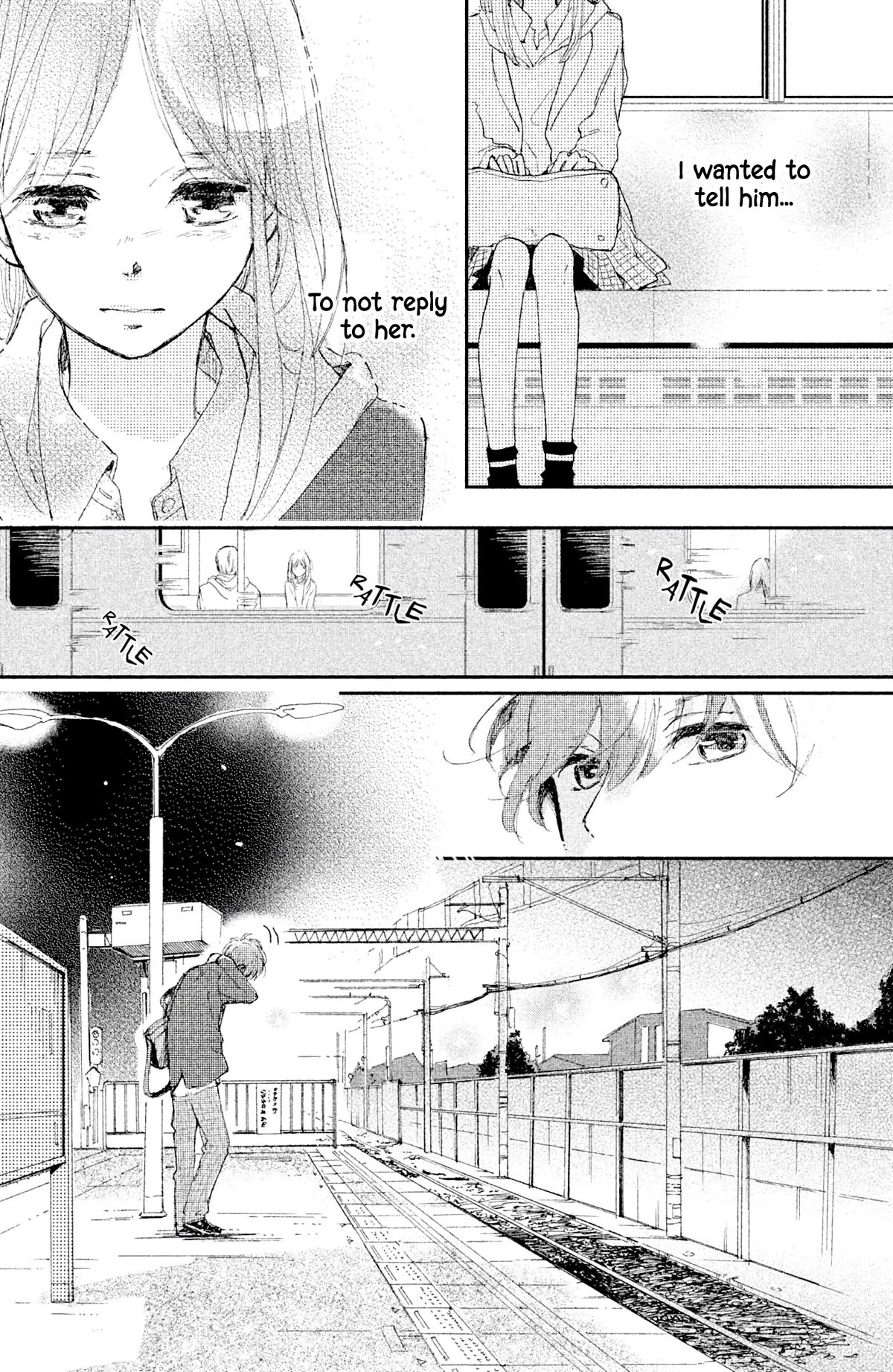 Atashi Kisushita Chapter 5 page 28 - Chapter 5: Kiss 1 - Sea-colored train