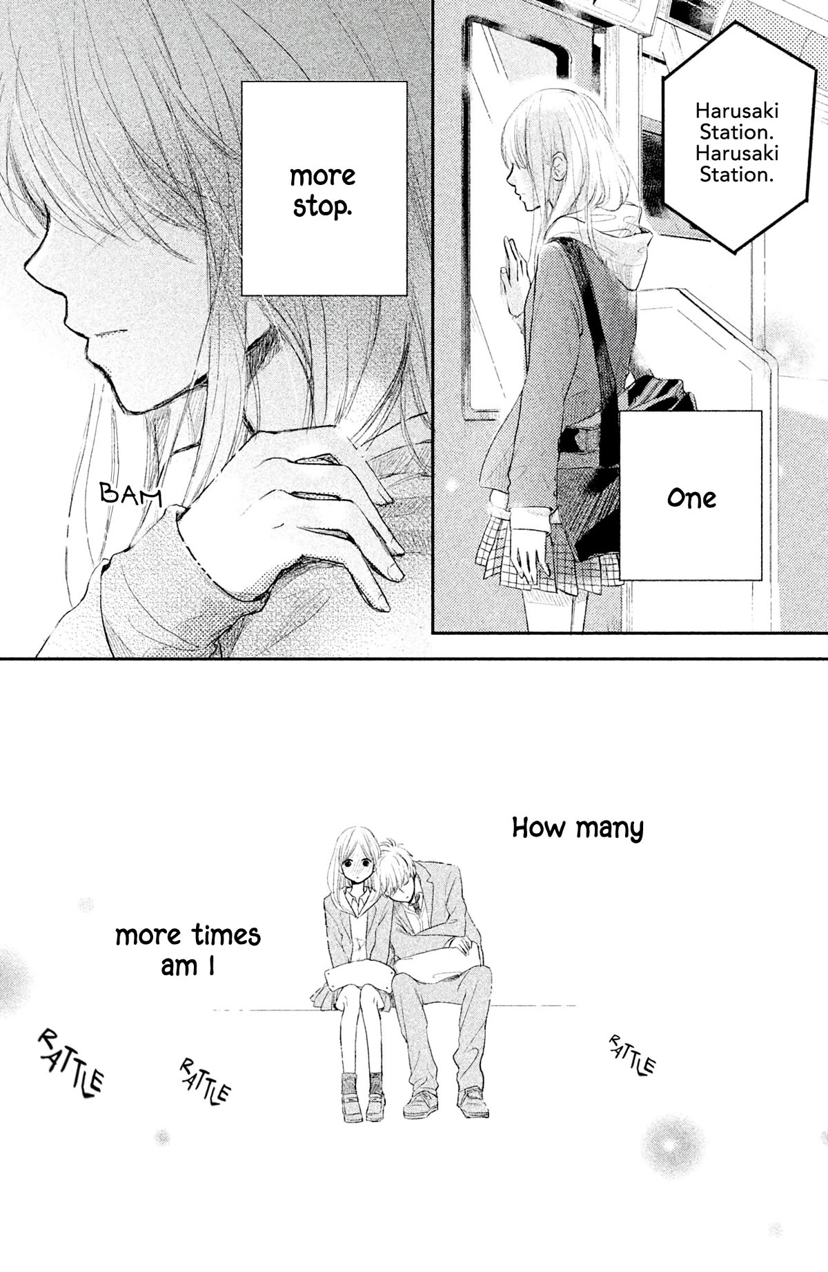 Atashi Kisushita Chapter 5 page 49 - Chapter 5: Kiss 1 - Sea-colored train