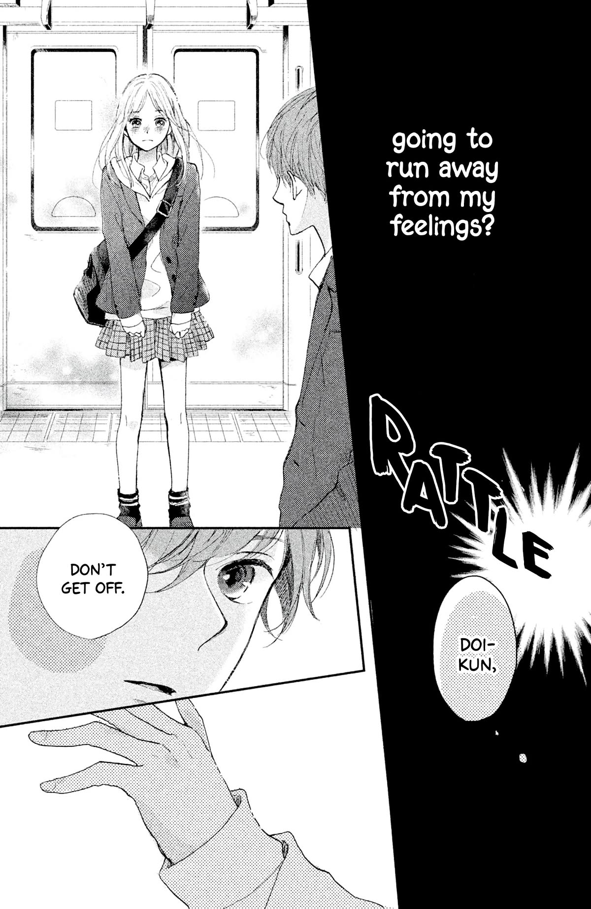 Atashi Kisushita Chapter 5 page 50 - Chapter 5: Kiss 1 - Sea-colored train