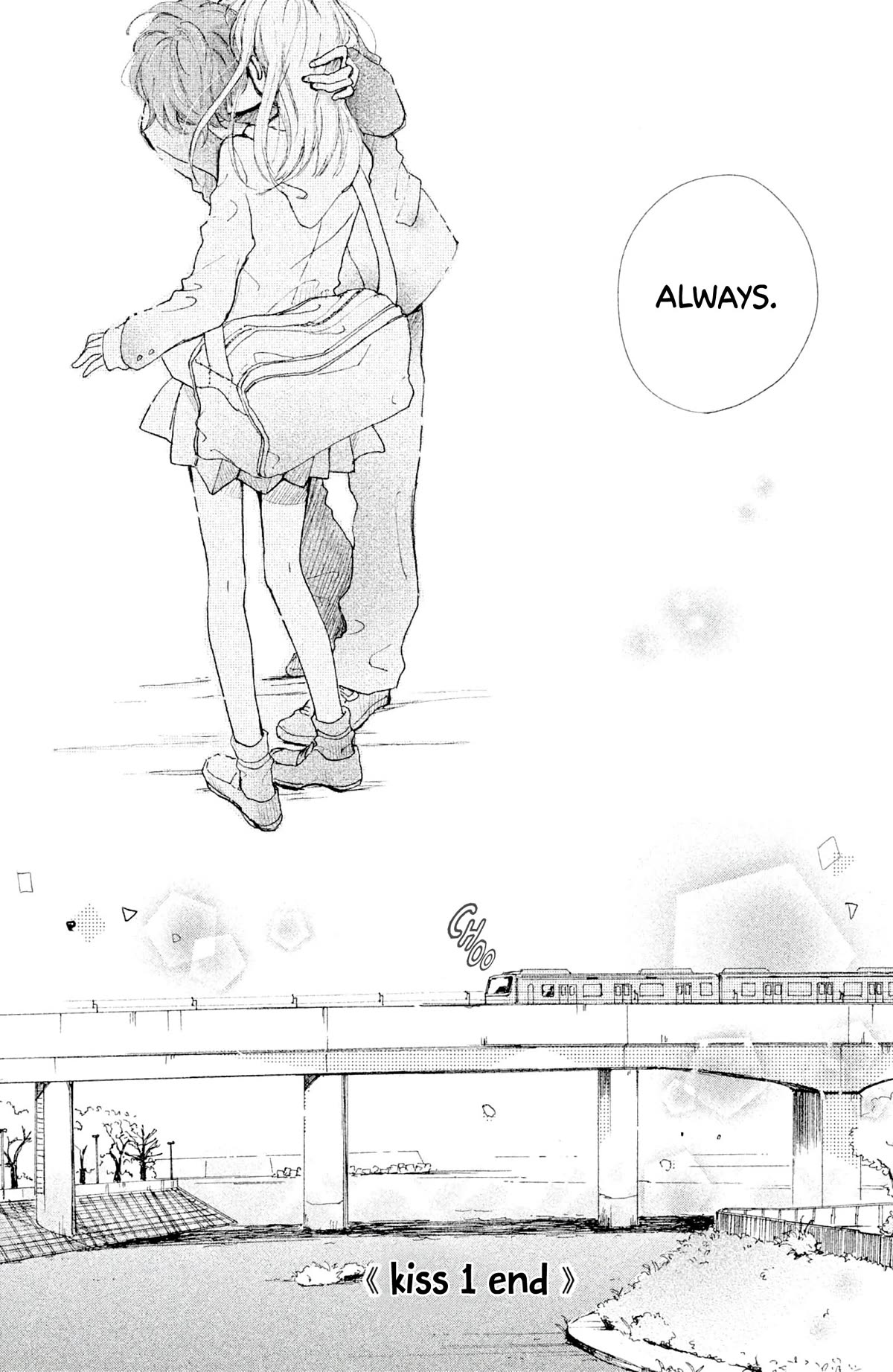 Atashi Kisushita Chapter 5 page 53 - Chapter 5: Kiss 1 - Sea-colored train