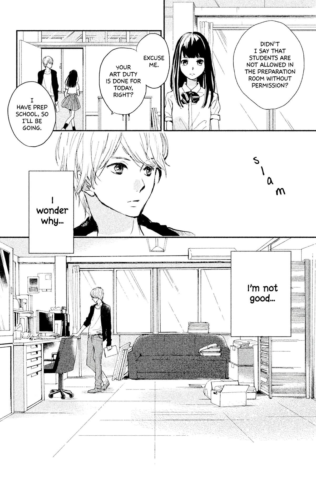 Atashi Kisushita Chapter 7 page 7 - Chapter 7: Kiss 3 - Blue