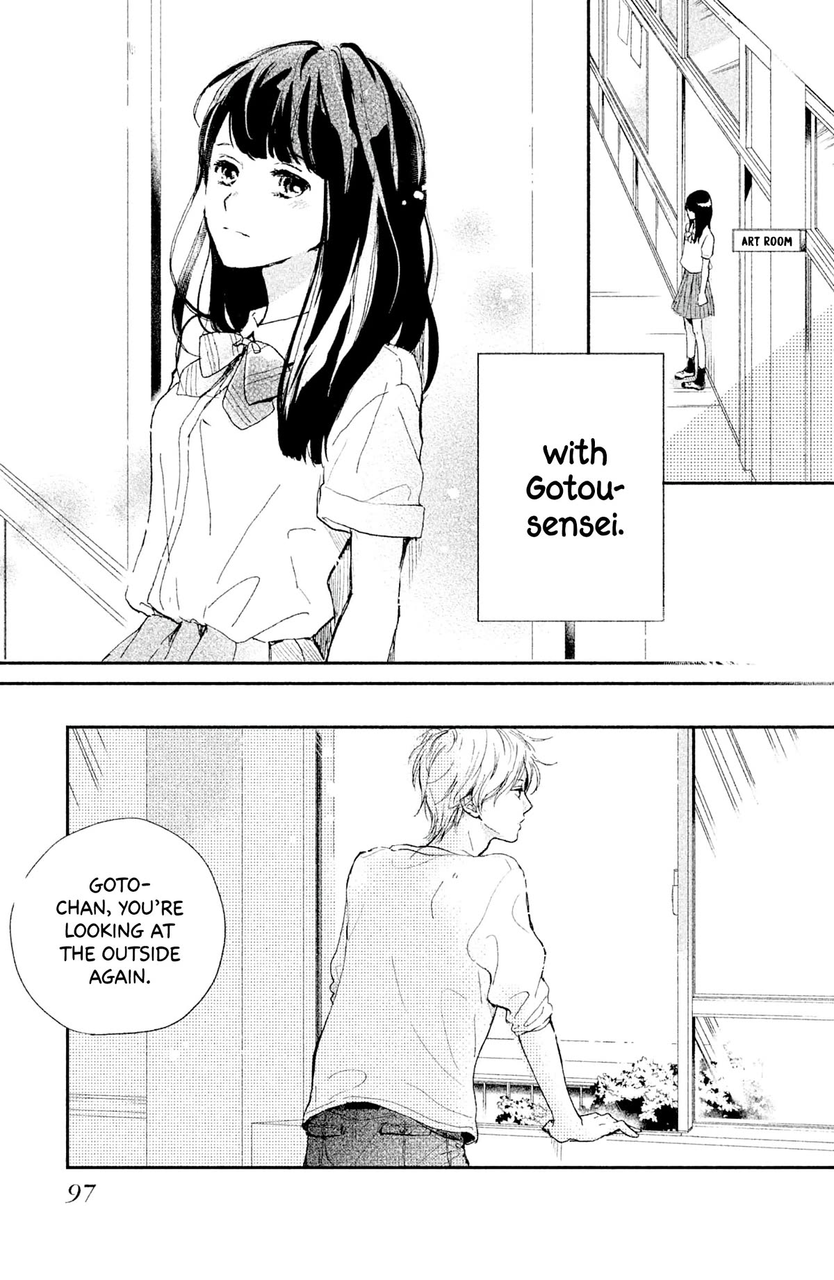 Atashi Kisushita Chapter 7 page 8 - Chapter 7: Kiss 3 - Blue