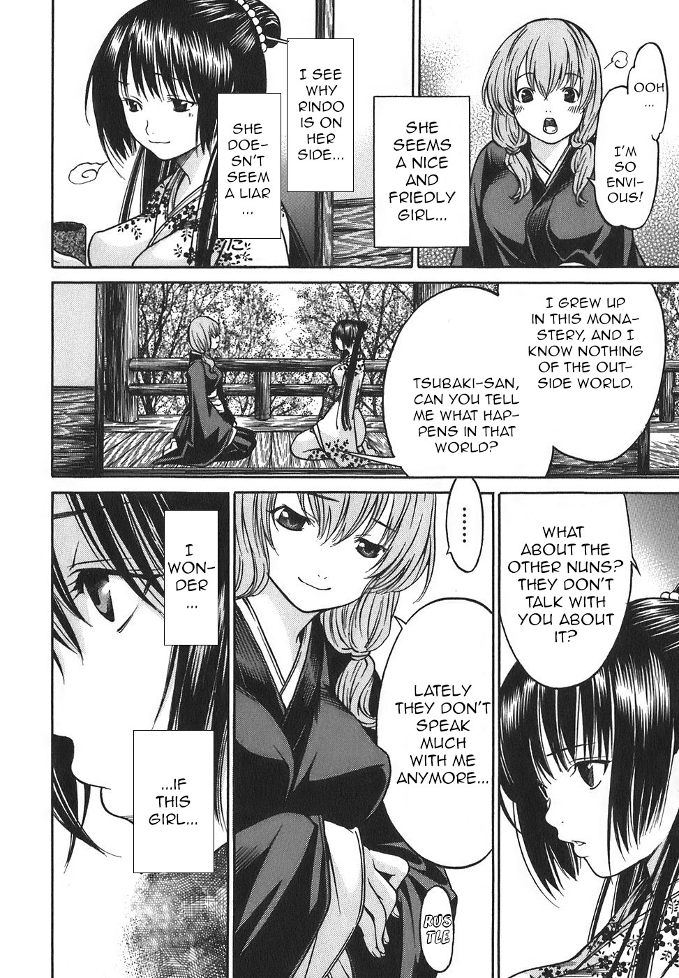Ateya no Tsubaki Chapter 17 page 10 - Chapter 17: The monster of the monastery (part 3)