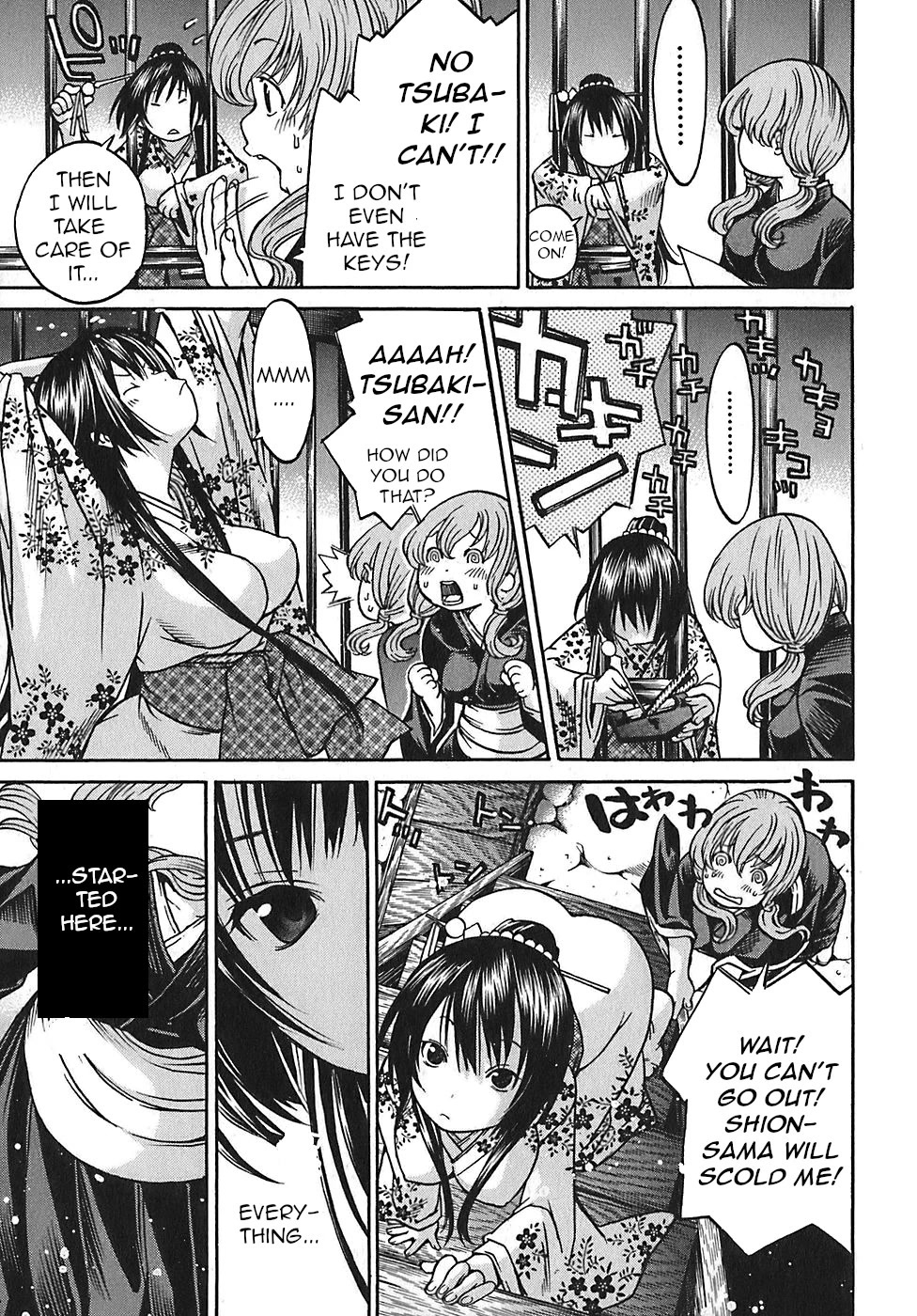 Ateya no Tsubaki Chapter 20 page 3 - Chapter 20: The monster of the monastery (part 6)