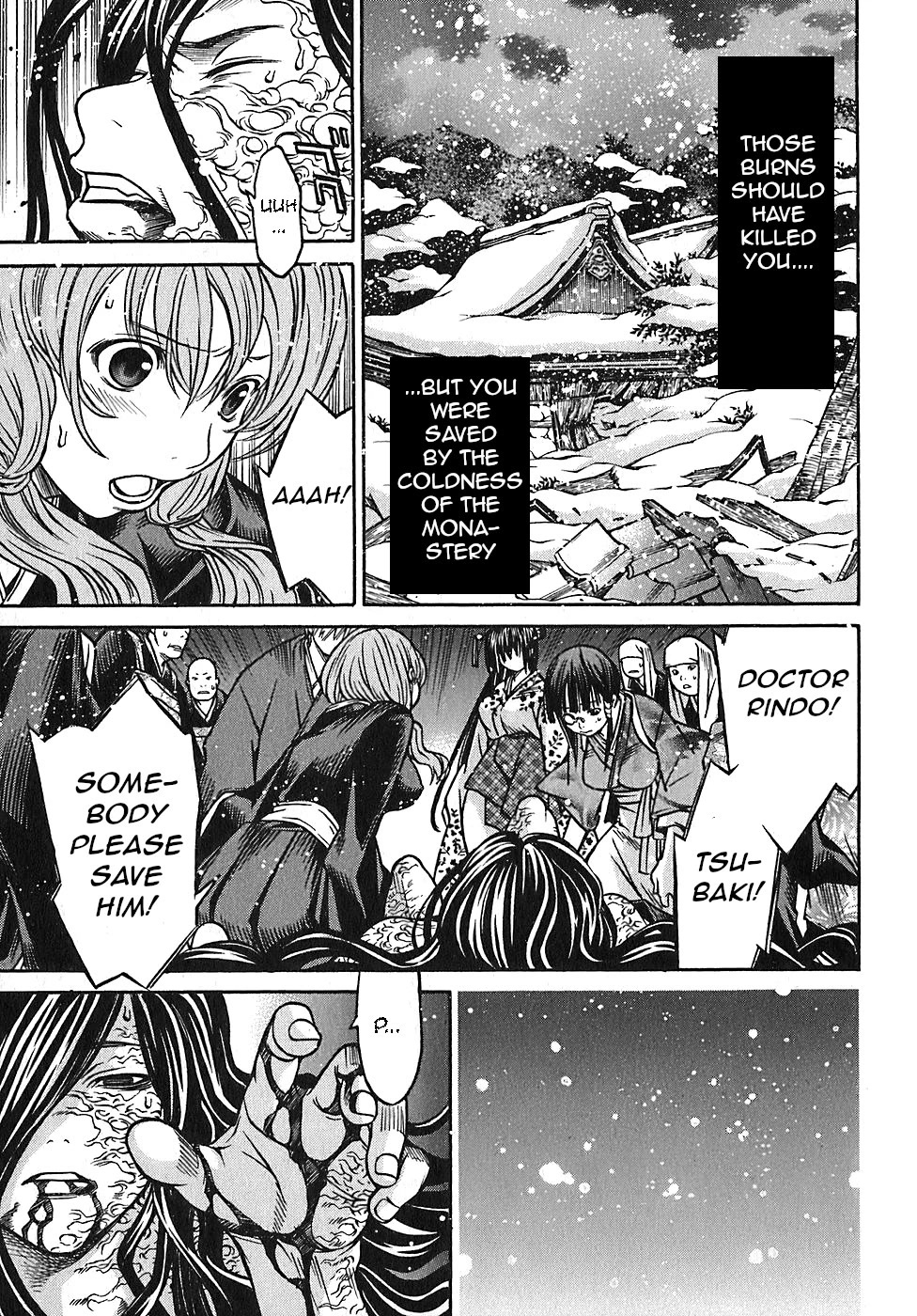 Ateya no Tsubaki Chapter 23 page 7 - Chapter 23: The monster of the monastery (part 9)