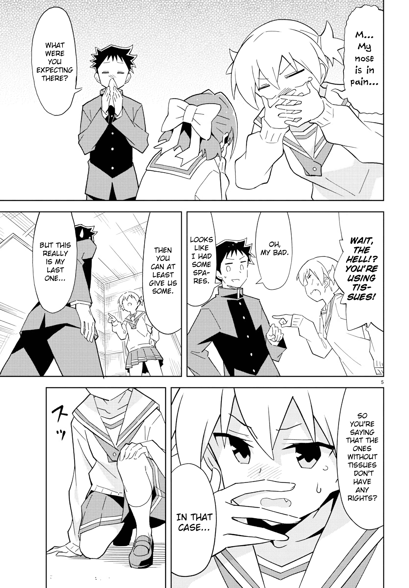 Atsumare! Fushigi Kenkyu-bu Chapter 122 page 6 - Chapter 122: The Mystery of Tissues