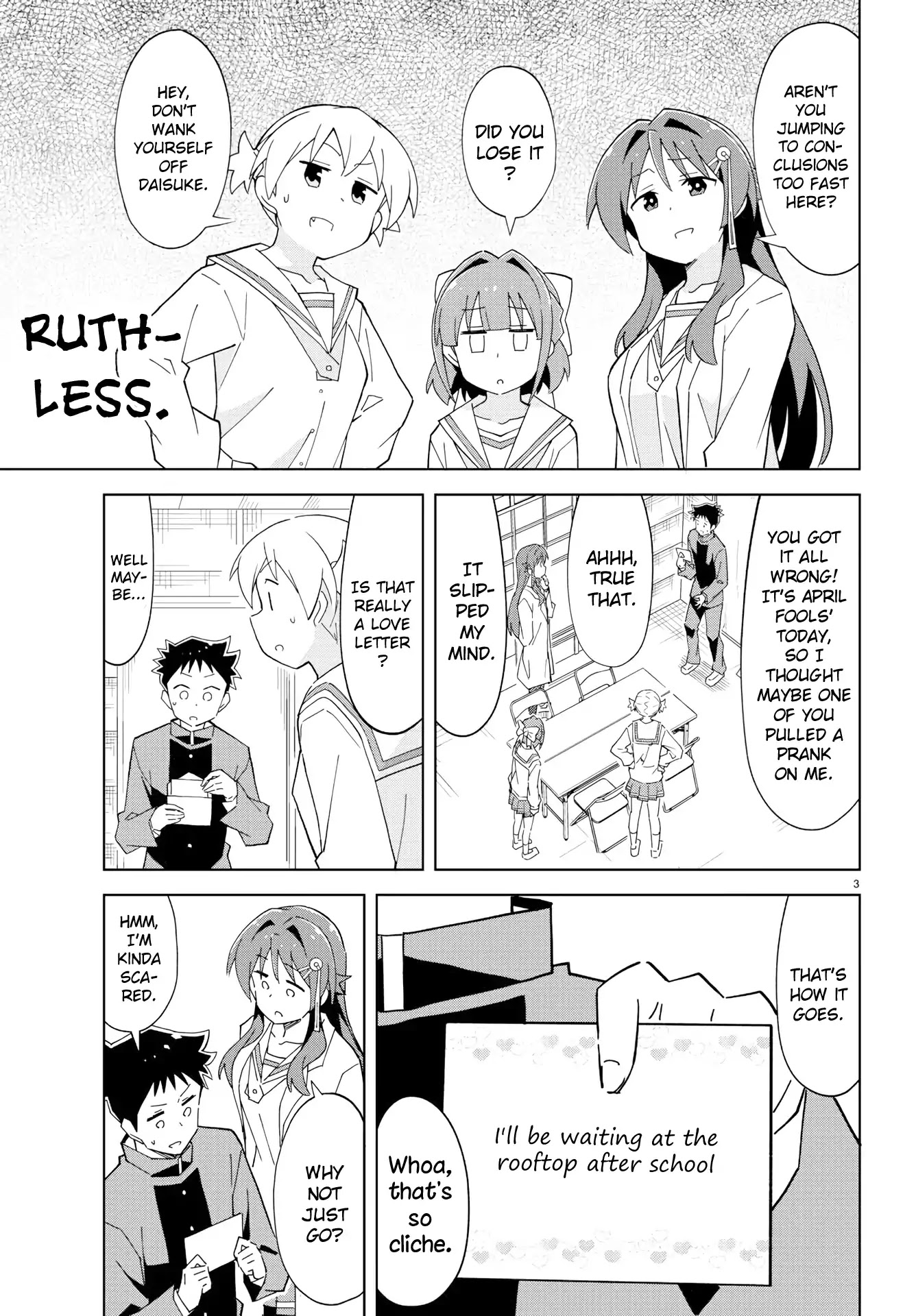 Atsumare! Fushigi Kenkyu-bu Chapter 123 page 3 - Chapter 123: The Mystery of Love Letters