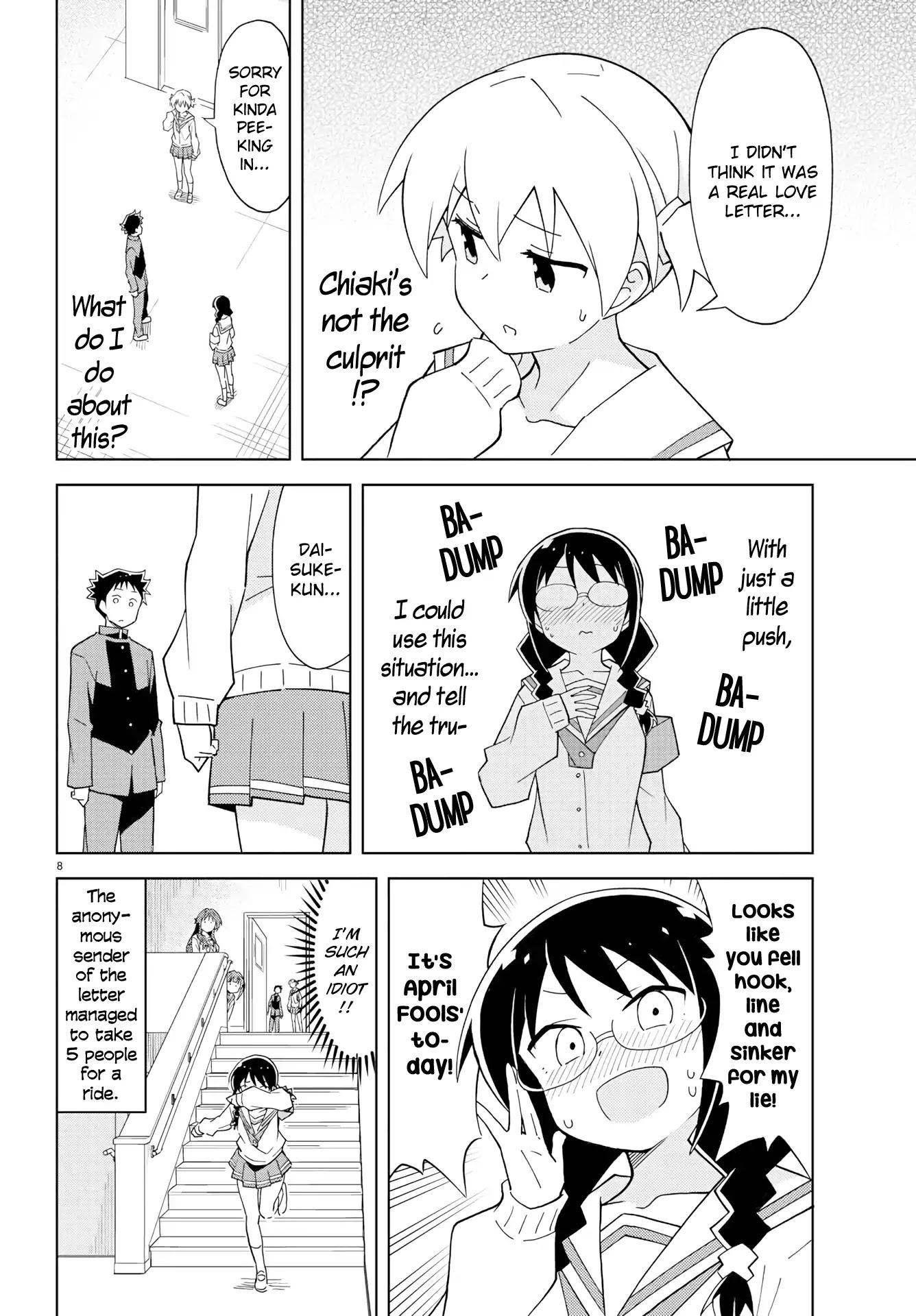Atsumare! Fushigi Kenkyu-bu Chapter 123 page 8 - Chapter 123: The Mystery of Love Letters