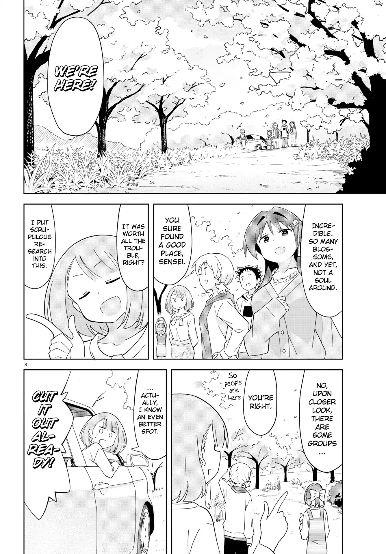 Atsumare! Fushigi Kenkyu-bu Chapter 124 page 8 - Chapter 124: The Mystery of Driving