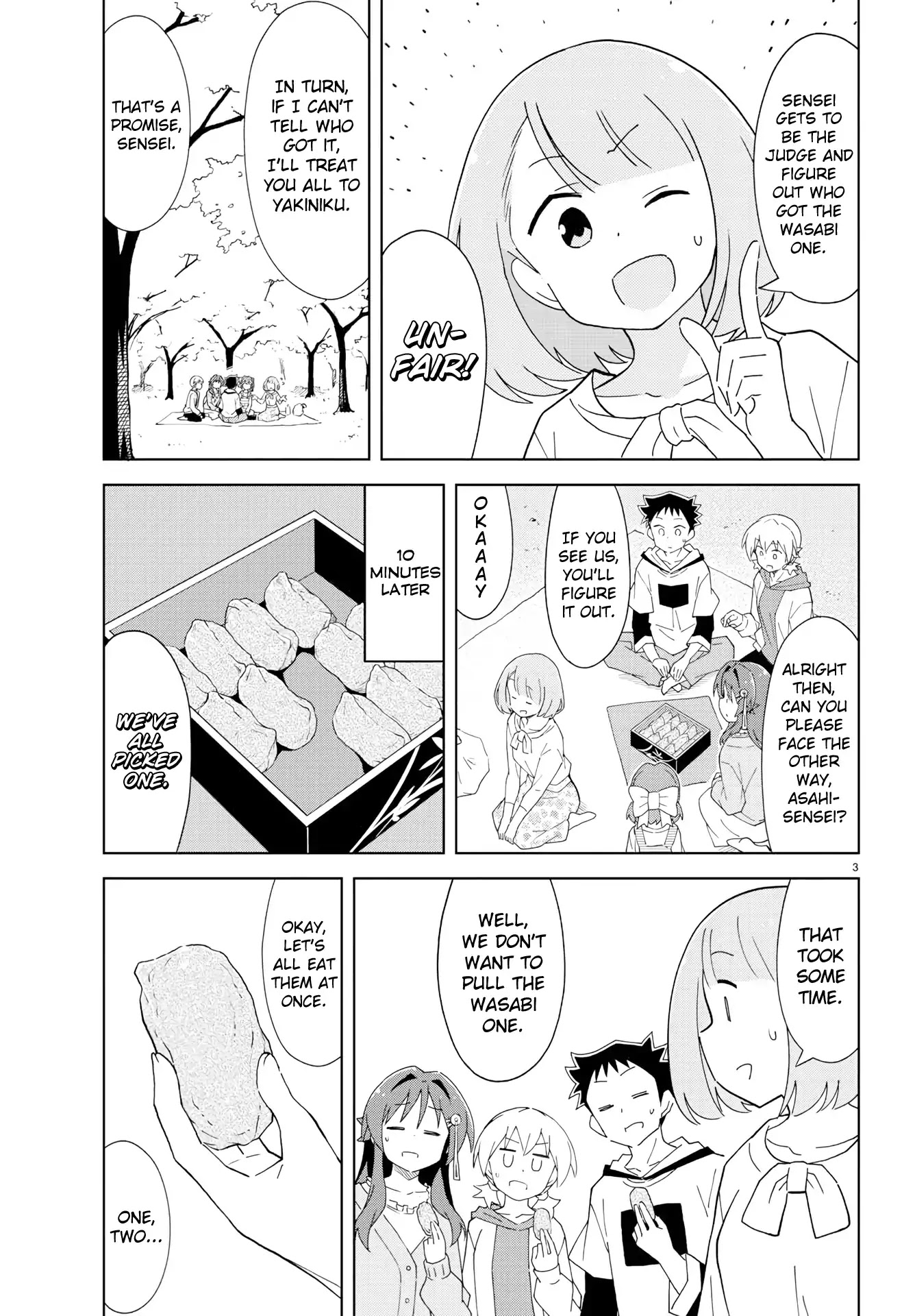 Atsumare! Fushigi Kenkyu-bu Chapter 125 page 3 - Chapter 125: The Mystery of Inari Sushi