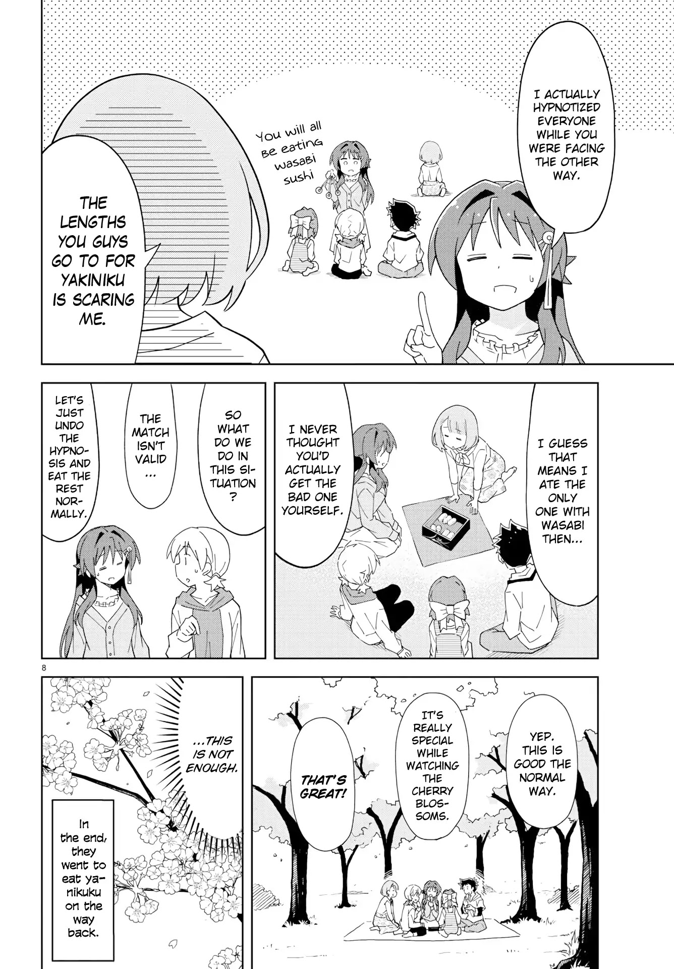 Atsumare! Fushigi Kenkyu-bu Chapter 125 page 8 - Chapter 125: The Mystery of Inari Sushi
