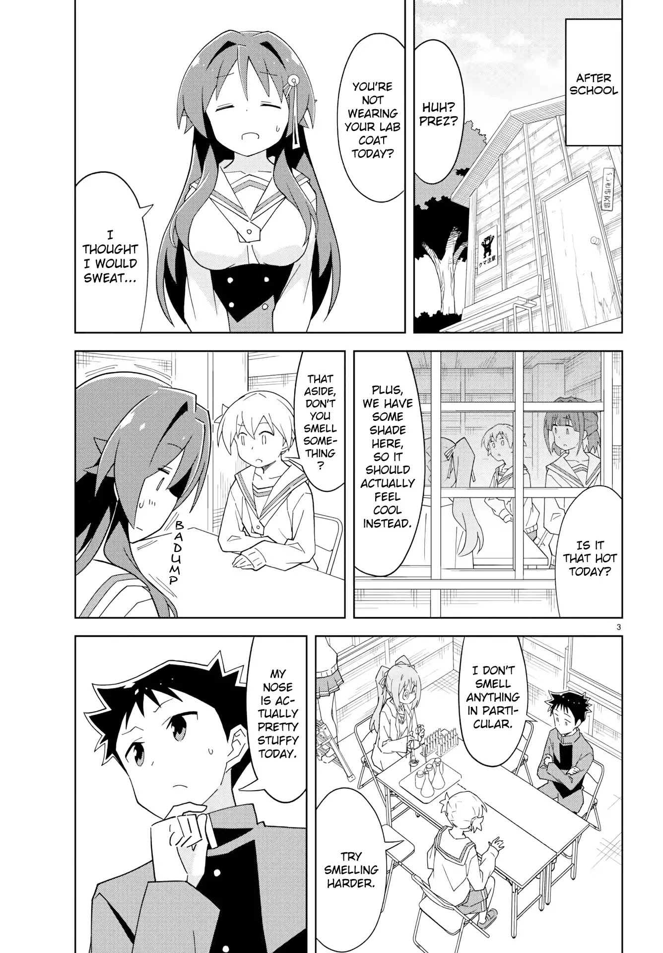 Atsumare! Fushigi Kenkyu-bu Chapter 129 page 3 - Chapter 129: The Mystery of Smells