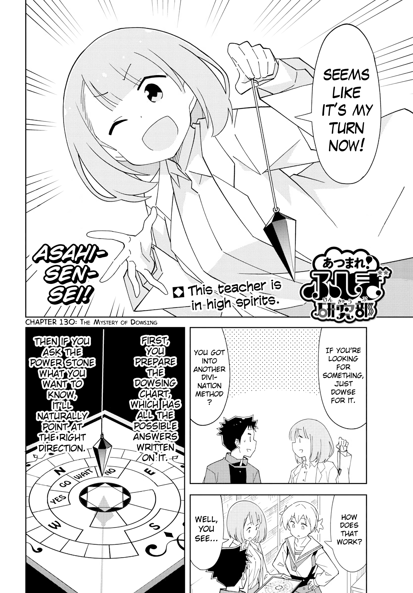 Atsumare! Fushigi Kenkyu-bu Chapter 130 page 2 - Chapter 130: The Mystery of Dowsing