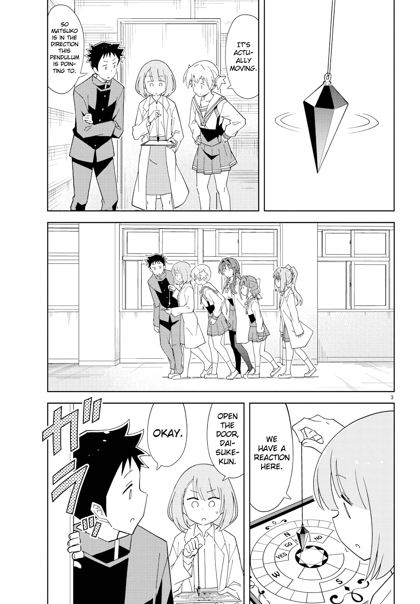 Atsumare! Fushigi Kenkyu-bu Chapter 130 page 3 - Chapter 130: The Mystery of Dowsing