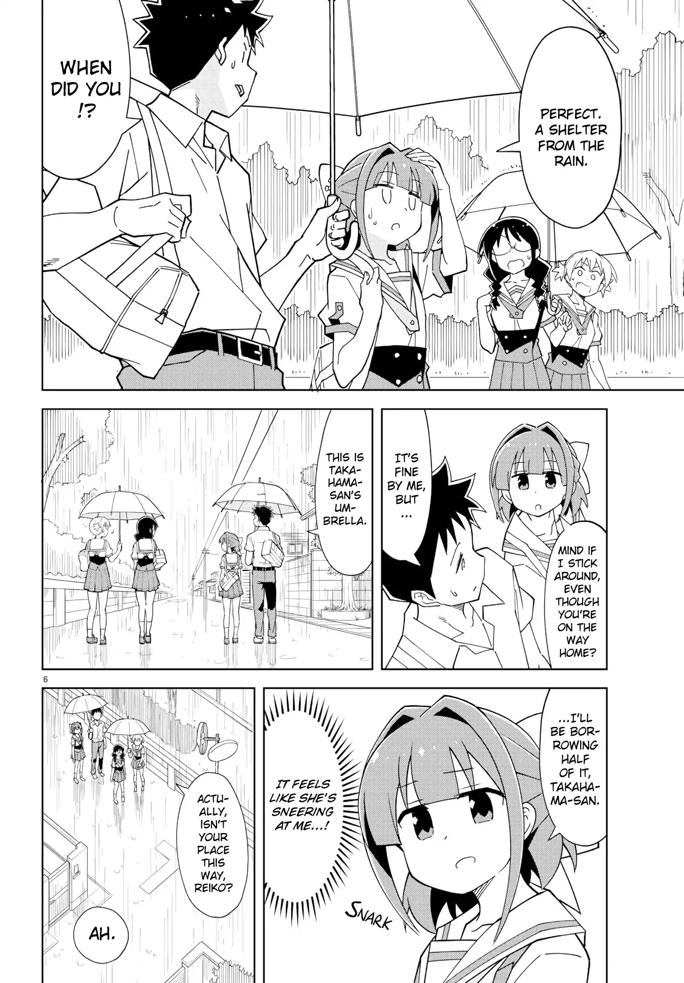 Atsumare! Fushigi Kenkyu-bu Chapter 135 page 6 - Chapter 135: The Mystery of Sharing Umbrellas