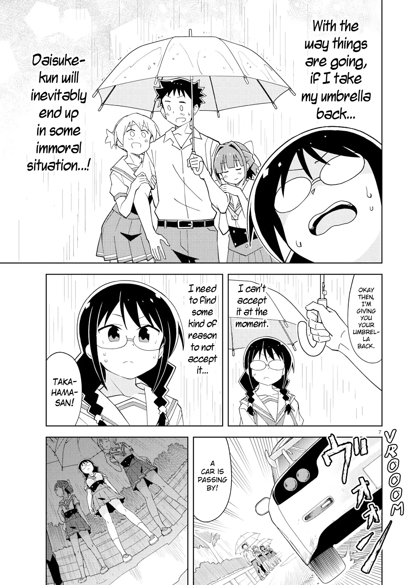Atsumare! Fushigi Kenkyu-bu Chapter 135 page 7 - Chapter 135: The Mystery of Sharing Umbrellas