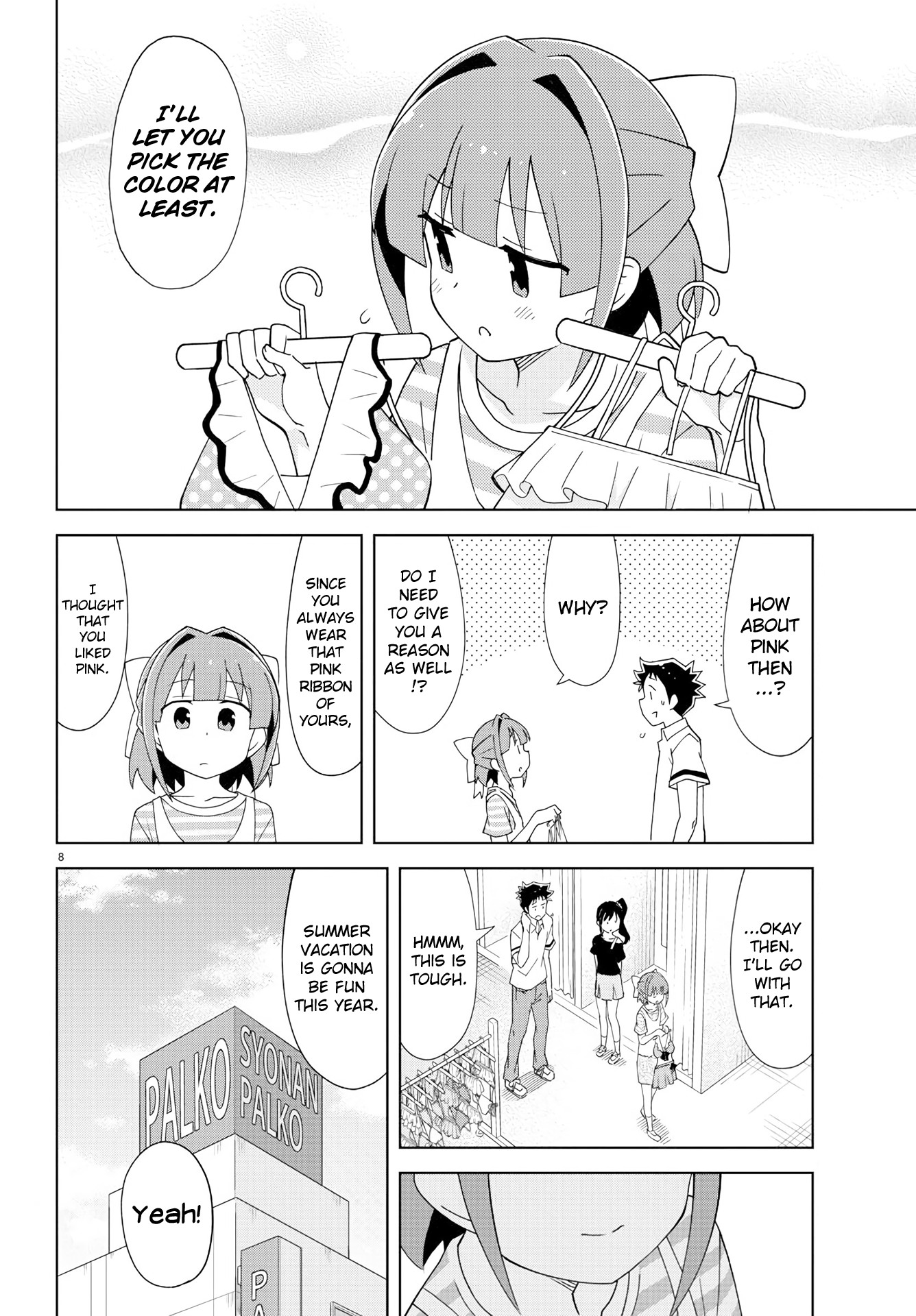 Atsumare! Fushigi Kenkyu-bu Chapter 137 page 8 - Chapter 137: The Mystery of Picking Swimsuits