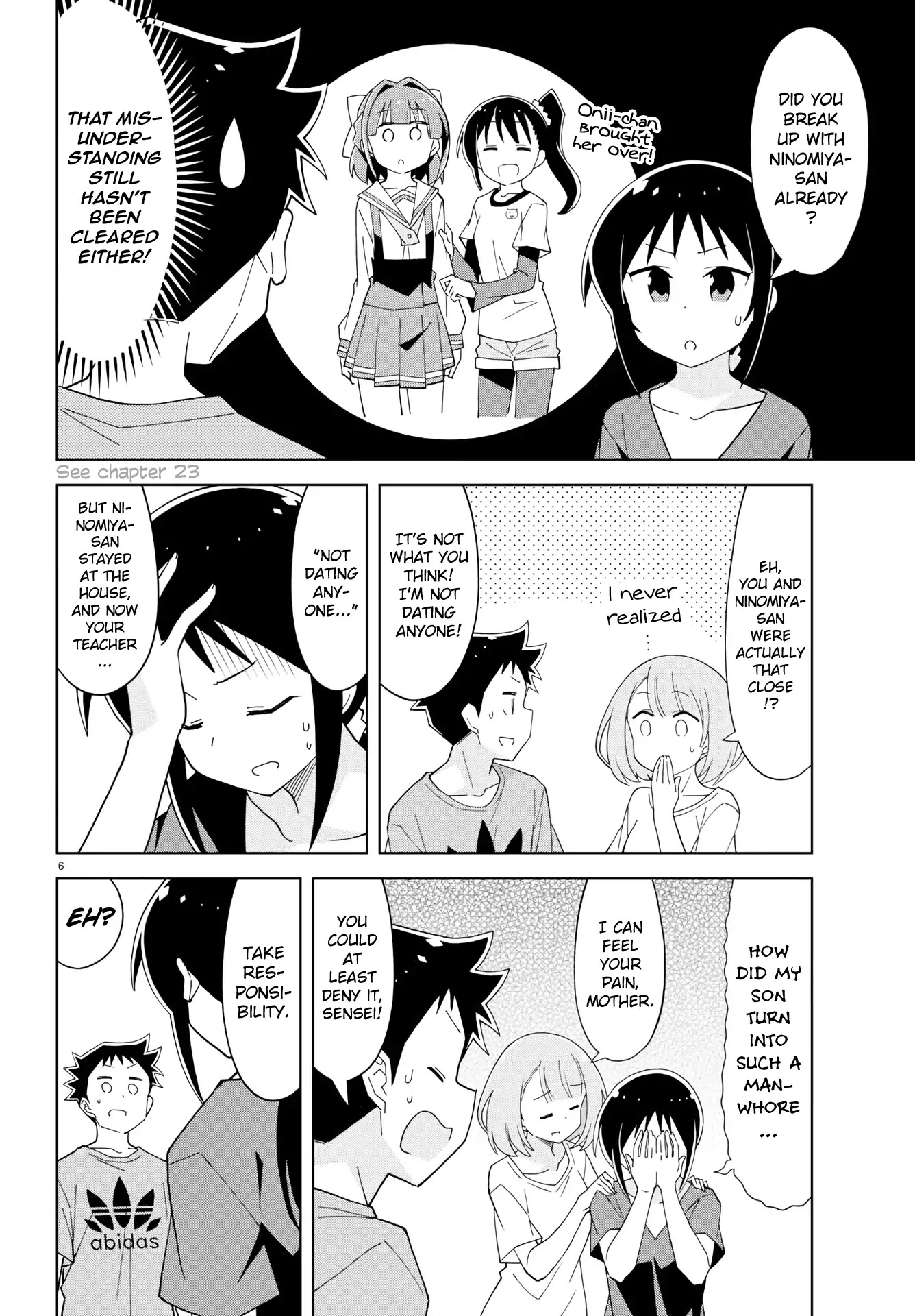 Atsumare! Fushigi Kenkyu-bu Chapter 141 page 6 - Chapter 141: The Mystery of Sensei in the House