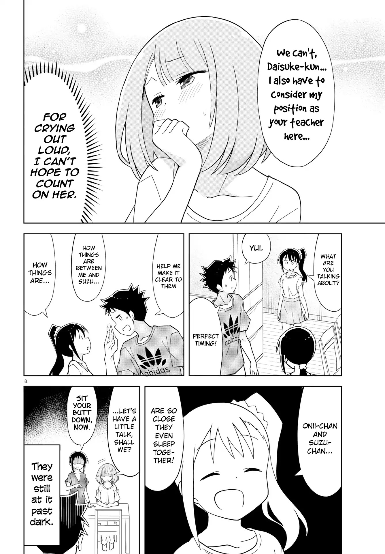 Atsumare! Fushigi Kenkyu-bu Chapter 141 page 8 - Chapter 141: The Mystery of Sensei in the House